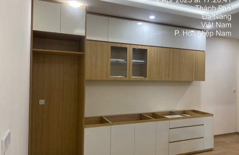 Tủ Bếp Chữ I Gỗ Công Nghiệp TBI002